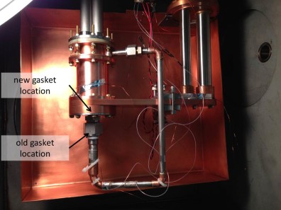 Closeup of the Diagnostic Twin Screw Extruder.