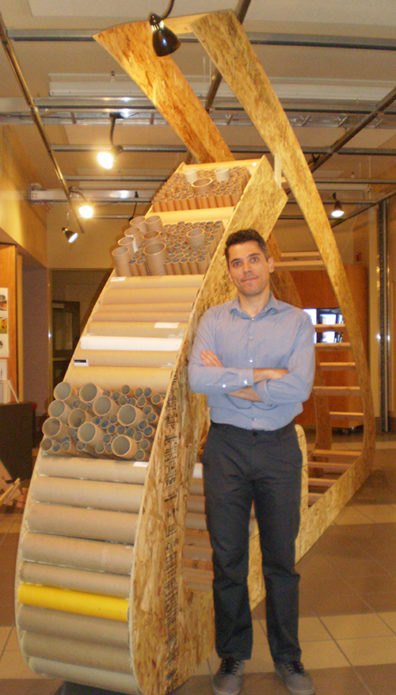 Omar Al-Hassawi, instructor in WSU’s School of Design and Construction, challenged his students to design sturdy, functional, and moveable shelters.